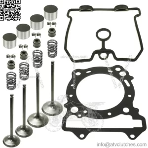 Cylinder Head Valve Gasket Kit for Suzuki LT-Z400F Quadsport Z400 2X4 Le 03-07