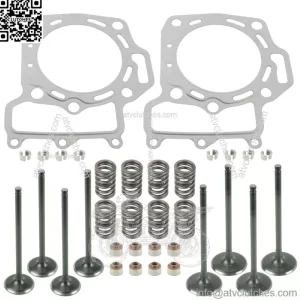 Cylinder Intake Exhaust Valve Gasket Kit for Kawasaki Teryx 750 KRF750 2008-13