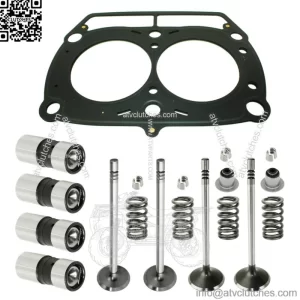 Cylinder Intake Exhaust Valve Gasket Kit for Polaris RZR 800 EFI 2008-2010