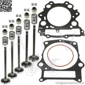 Cylinder Intake Exhaust Valve Kit for Yamaha Grizzly 660 YFM660F 4X4 2002-2008