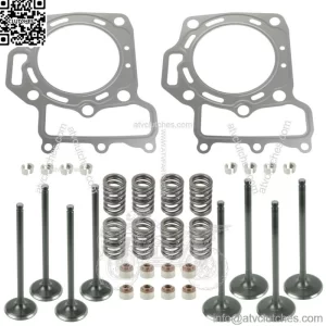 Cylinder Intake Exhaust Valve Gasket Kit for Kawasaki KFX700 KSV700 2004-2009