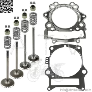 Cylinder Intake Exhaust Valve Kit for Yamaha Raptor 700 YFM700R 2006-2014