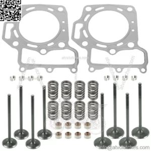 Cylinder Intake Exhaust Valve Kit for Kawasaki Brute Force 650 KVF650E 2005-09