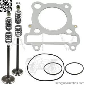 Cylinder Head Exhaust Intake Valve Kit for Yamaha Raptor 250 YFM250R 2008-2013