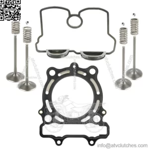 Cylinder Intake Exhaust Valve Gasket Kit Fits Suzuki RM-Z250 RMZ250 2010 - 2015
