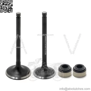 Intake Exhaust Valves & Seals Kit For Yamaha Kodiak 400 450 / Rhino 450 / Wolverine 450 / Grizzly 400 450