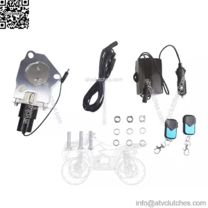 2.25-inch exhaust valve with remote control
