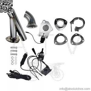 2.25-inch electric exhaust valve manual control