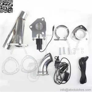 2.5-inch electric exhaust valve manual control