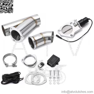3-inch electric exhaust valve manual control