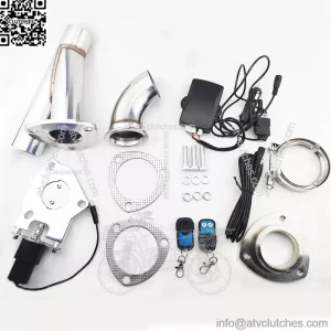 3-inch electric exhaust valve remote control and manual