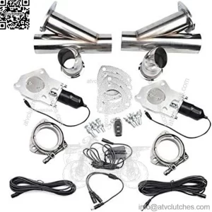 2.5-inch electric exhaust valve manual 2-in-1