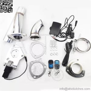2-inch electric exhaust valve remote control 2-in-1