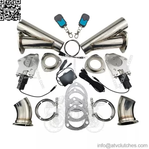 2-inch electric exhaust valve remote control and manual 2-in-1