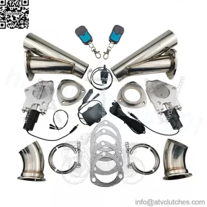 3-inch electric exhaust valve remote control and manual 2-in-1