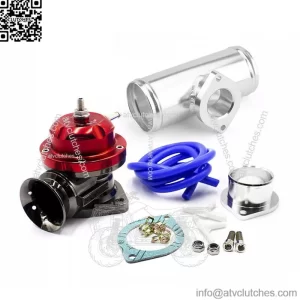 RS pressure relief valve with 63mm tee base # red