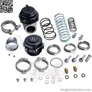 44mm exhaust valve + 50mm pressure relief valve #black