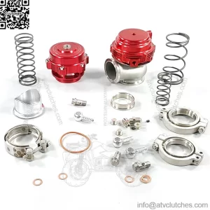 44mm exhaust valve + 50mm pressure relief valve # red