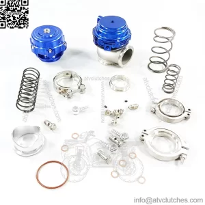 44mm exhaust valve + 50mm pressure relief valve #blue