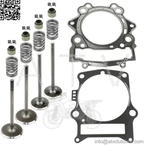 Cylinder Intake Exhaust Valve Kit for Yamaha Raptor 700 YFM700R 2006-2014 (For: Yamaha Raptor 700)