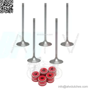 YFZ450 YFZ 450 Stock OEM Replacement Intake Exhaust Valves RED Seals