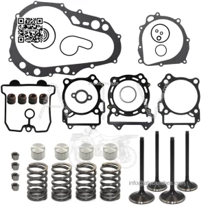 Intake Exhaust Valve Kit Set For Suzuki LT-Z400 Quadsport Z400 LTZ 400 2003-2008