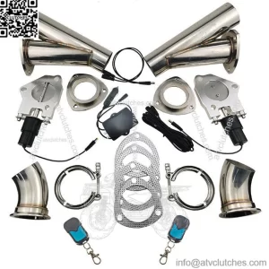 Suitable for double exhaust pipe stainless steel 304 electric control variable sound wave exhaust valve remote control switch suitable for double exhaust pipe