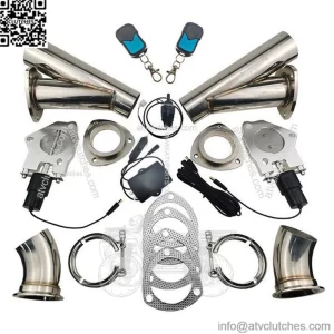 Car modified planetary gear structure new version of electronically controlled exhaust valve remote control and manual switch is suitable for double exhaust pipes