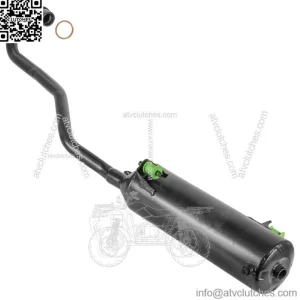 18300-HR3-A20 18291-MV9-000 Exhaust Muffler and Gasket For Honda Rancher TRX420