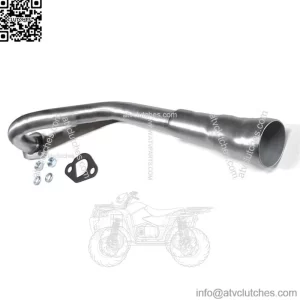 Center Exhaust Header 3 stage for TrailMaster Storm 200 Minibike!