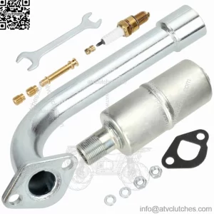 KT196 Hammerheat 80t Go Kart Trailmaster MB200 Mini Bike Exhaust Pipe Muffler