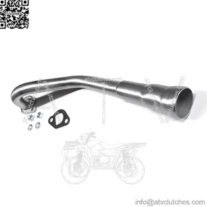 Center Exhaust Header 3 stage for Storm 200 Minibike