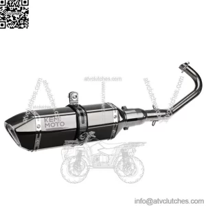 Low Mount Exhaust Slip-on Muffler Baffle Pipe Aluminium for 14-2023 Grom MSX125