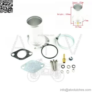 Suitable for Volkswagen, Audi, Skoda MK4/5 47mm exhaust gas circulation exhaust pipe EGR