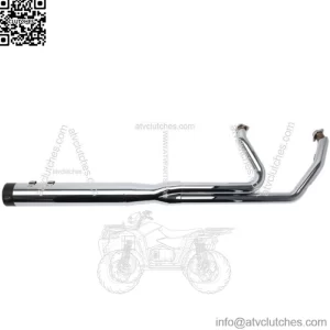 Chrome Sidewinder 2 into 1 Header Exhaust System Harley Touring (For: Harley-Davidson)