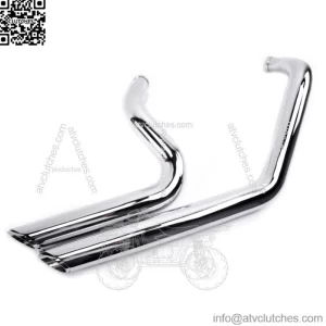 Chrome Staggered Shortshots Short Shots Exhaust Drag Pipes Harley Sportster 14+ (For: Harley-Davidson)