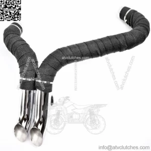 Chrome 1 3/4" L.A.F LAF Drag Pipes Exhaust Harley Softail Chopper Custom Wrapped (For: Harley-Davidson)
