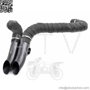 Black 1 3/4" L.A.F LAF Drag Pipes Exhaust Harley Softail Chopper Custom Wrapped (For: Harley-Davidson)