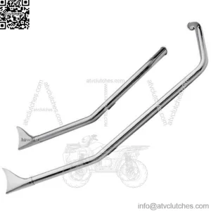 Upsweep Fishtail Exhaust Drag Pipes Harley Softail Bobber Chopper Custom FX (For: Harley-Davidson)
