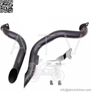 2" Inch LAF L.A.F Black Y Down Draft Drag Pipes Exhaust 71-84 Harley Shovelhead (For: Harley-Davidson)