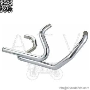 Chrome Power-Tune Duals Header Exhaust Pipes Harley 17-20 Touring Bagger (For: Harley-Davidson)