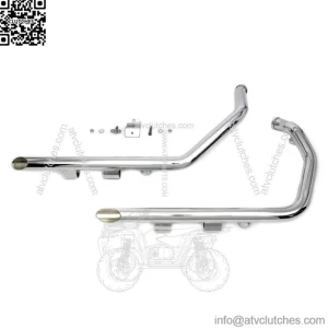 Wyatt Gatling Chrome Drag Pipes Exhaust System 1.75" Harley Sportster XL 07-13 (For: Harley-Davidson)