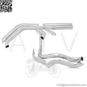 Exhaust Mufflers front section and Anti-scald Protective Cover for Harley Softail