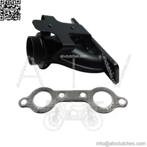 2009-2010 Polaris RZR 800 EFI OEM Powder Black Exhaust Manifold & Gasket P78