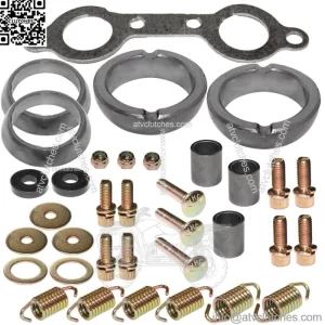 Exhaust Muffler Kit for Polaris Sportsman X2 800 EFI 2007 2008 2009