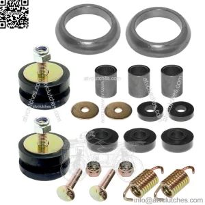 Exhaust Muffler Silencer Kit for Polaris Sportsman 800 6X6 EFI 09-14 W/Donuts (For: Polaris Sportsman 800)