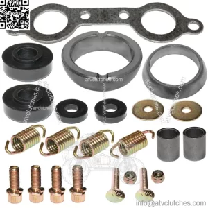Exhaust Muffler Gasket Kit for Polaris Sportsman 800 EFI 2010 2012 2013 2014 (For: Polaris Sportsman 800)