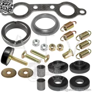 Exhaust Muffler Silencer Kit for Polaris Sportsman 800 EFI Forest 6x6 2007-2014 (For: Polaris Sportsman 800)