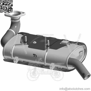 Polaris Genearal RZR 1000 EPS Exhaust Muffler Silencer 1262670