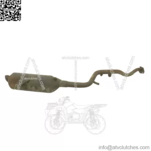 Polaris Predator 90 06 Exhaust Muffler 0452121 42615